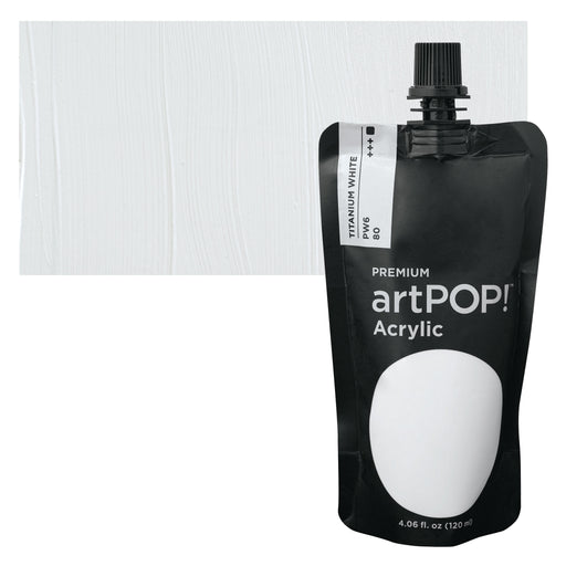 artPOP! Heavy Body Acrylic Paint - Emerald Green, 120 ml Pouch View 2