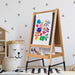 artPOP! 3-in-1 Floor Easel, set up in a child's room