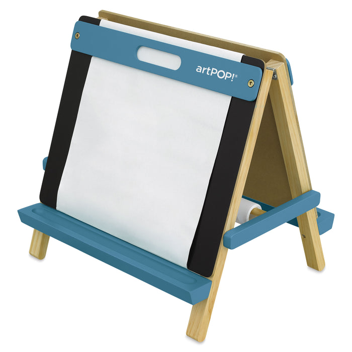 artPOP! Kids 3-in-1 Tabletop Easel - Ocean Blue, front
