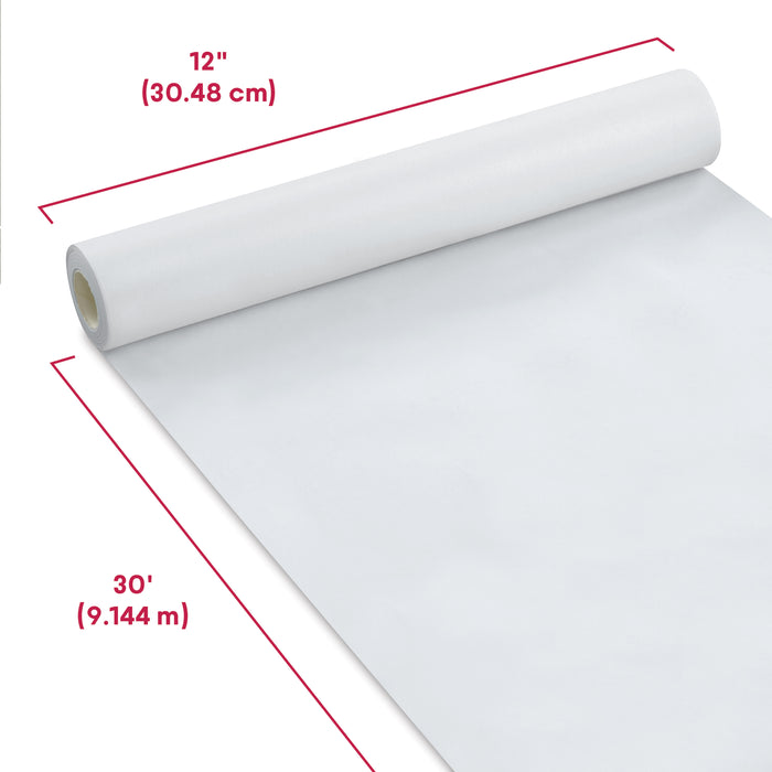 artPOP! Kids Craft Paper Roll - White, 12" x 30 ft, dimensions