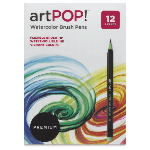 artPOP! Watercolor Brush Pens - Set of 12, front of packaging View 2