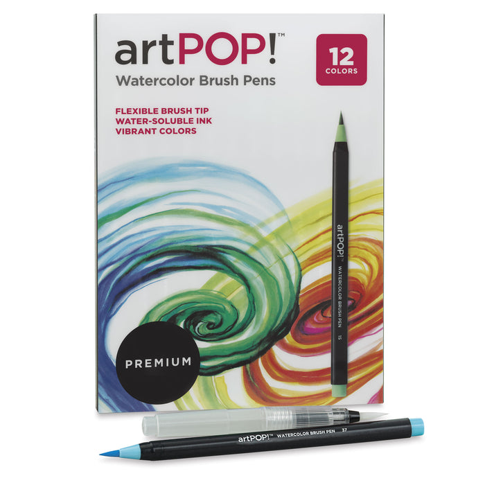 artPOP! Watercolor Brush Pens - Set of 12 (Brush marker outside of packaging)