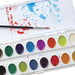 artPOP! Oval Watercolor Pan Set - Set of 16, Assorted Colors, close-up of open set