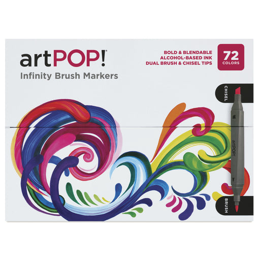 artPOP! Infinity Brush Marker Set - Set of 72, Assorted, packaging View 2