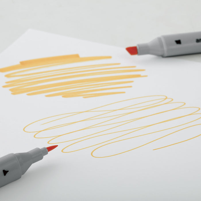 artPOP! Infinity Brush Marker Set - Set of 36, Assorted, swatches with ends of markers showing