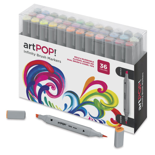 artPOP! Infinity Brush Marker Set - Set of 36, Assorted View 1