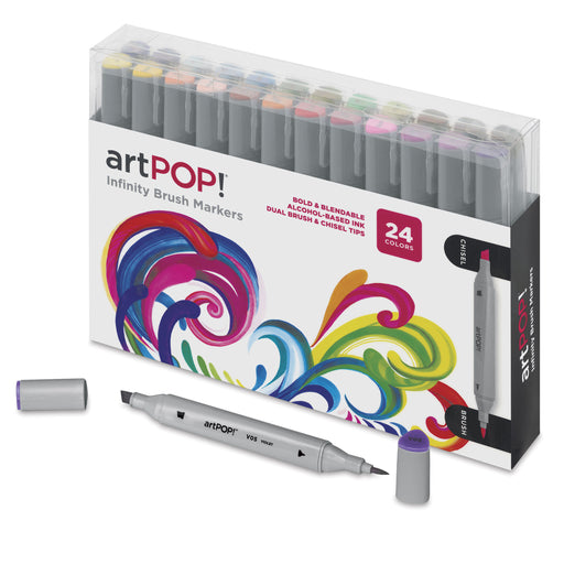 artPOP! Infinity Brush Marker Set - Set of 24, Assorted View 1