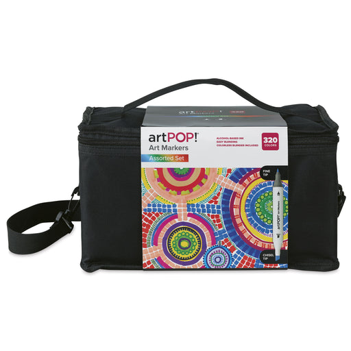 artPOP! Chisel and Fine Dual Tip Alcohol Marker Set - Set of 321, Assorted, front of packaging View 1