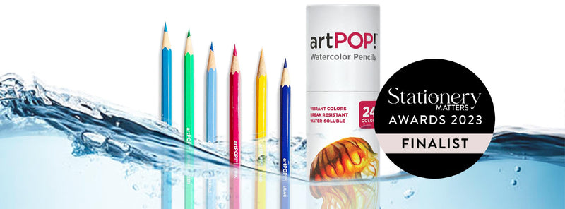 artPOP! Watercolor Pencils. Stationery Matters Awards 2023 Finalist.